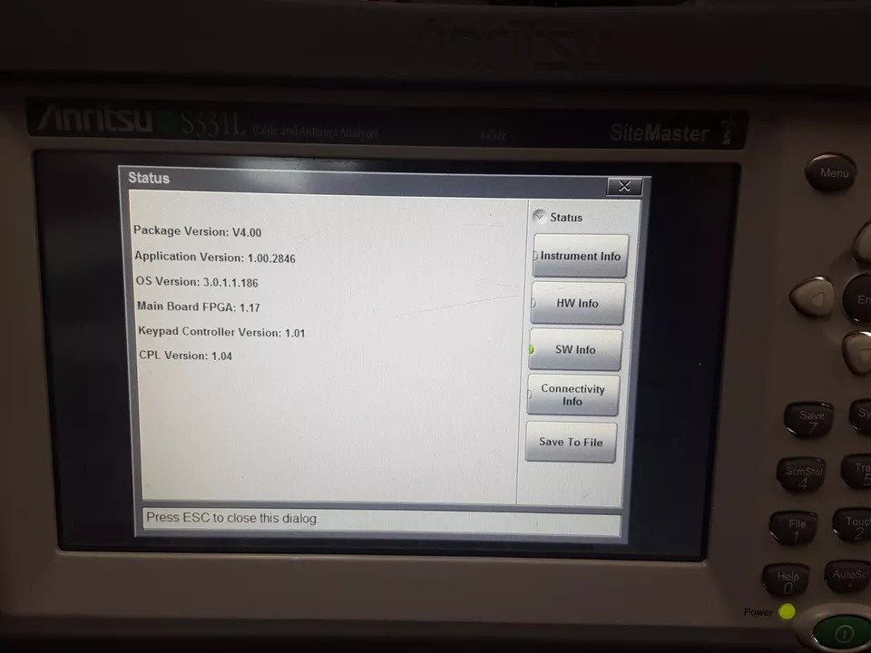 Anritsu S331L Handheld Cable and Antenna Analyzer 4GHz [b1160835912]
