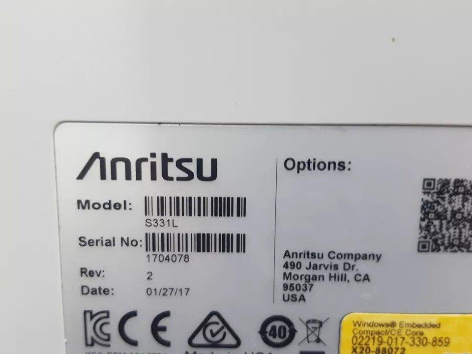 Anritsu S331L Handheld Cable and Antenna Analyzer 4GHz [m1160835358]