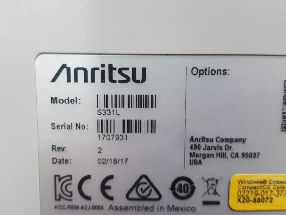 Anritsu S331L Handheld Cable and Antenna Analyzer 4GHz [g1160849321]