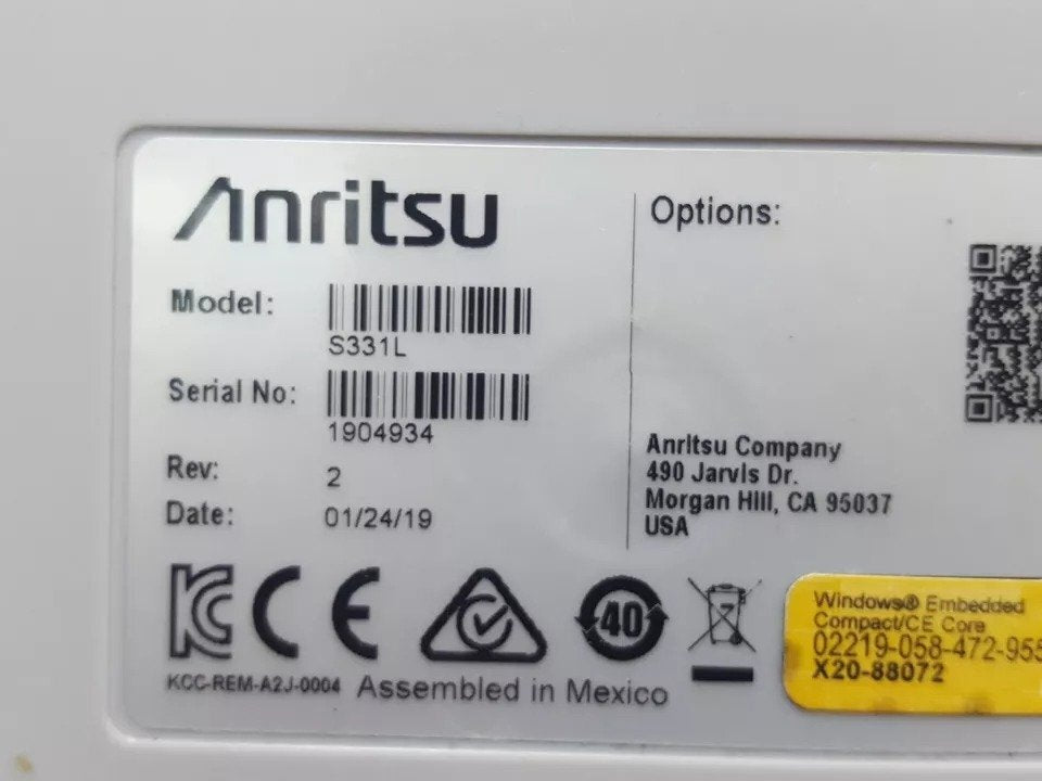 Anritsu S331L Handheld Cable and Antenna Analyzer 4GHz [j1160849519]