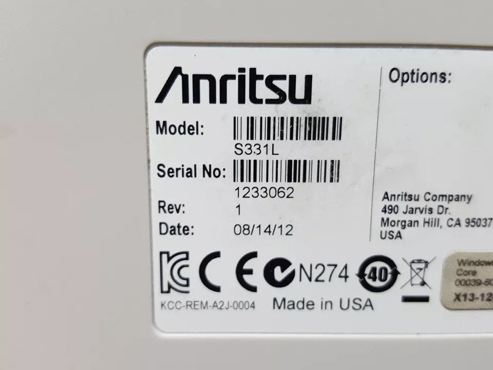 Anritsu S331L Handheld Cable and Antenna Analyzer 4GHz [w1160858265]