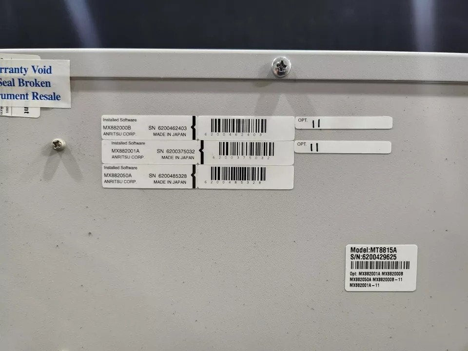 Anritsu MT8815A Radio Communication Analyzer 30MHz-2.7GHz [t1160977395]