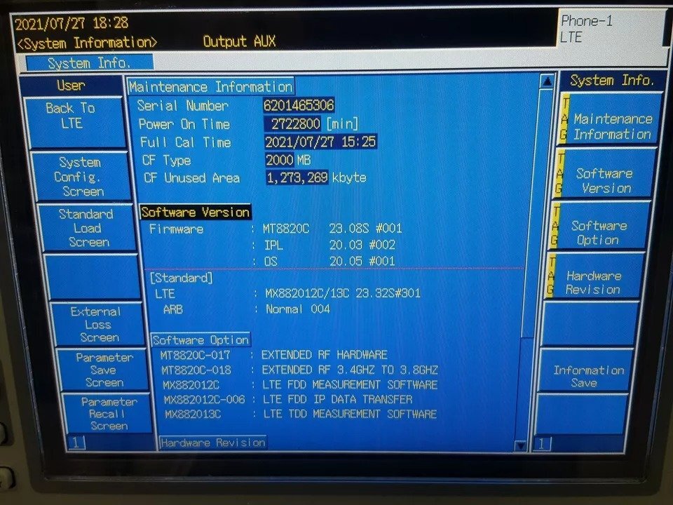 Anritsu MT8820C Radio Communication Analyzer [f1161153228]