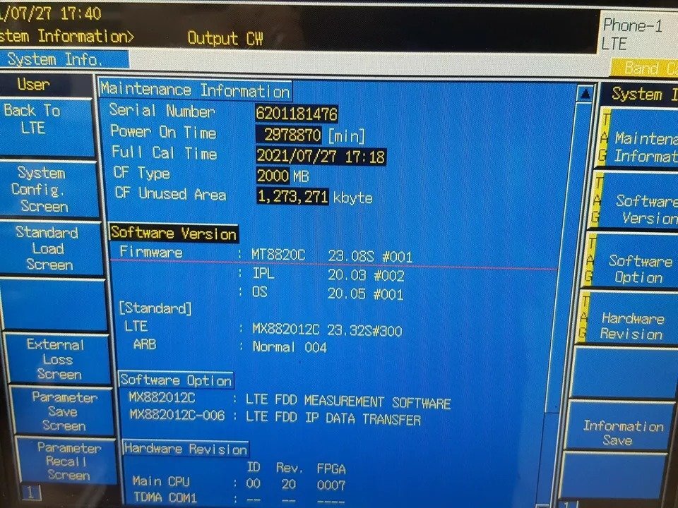 Anritsu MT8820C Radio Communication Analyzer Opt. 008 [e1161156938]