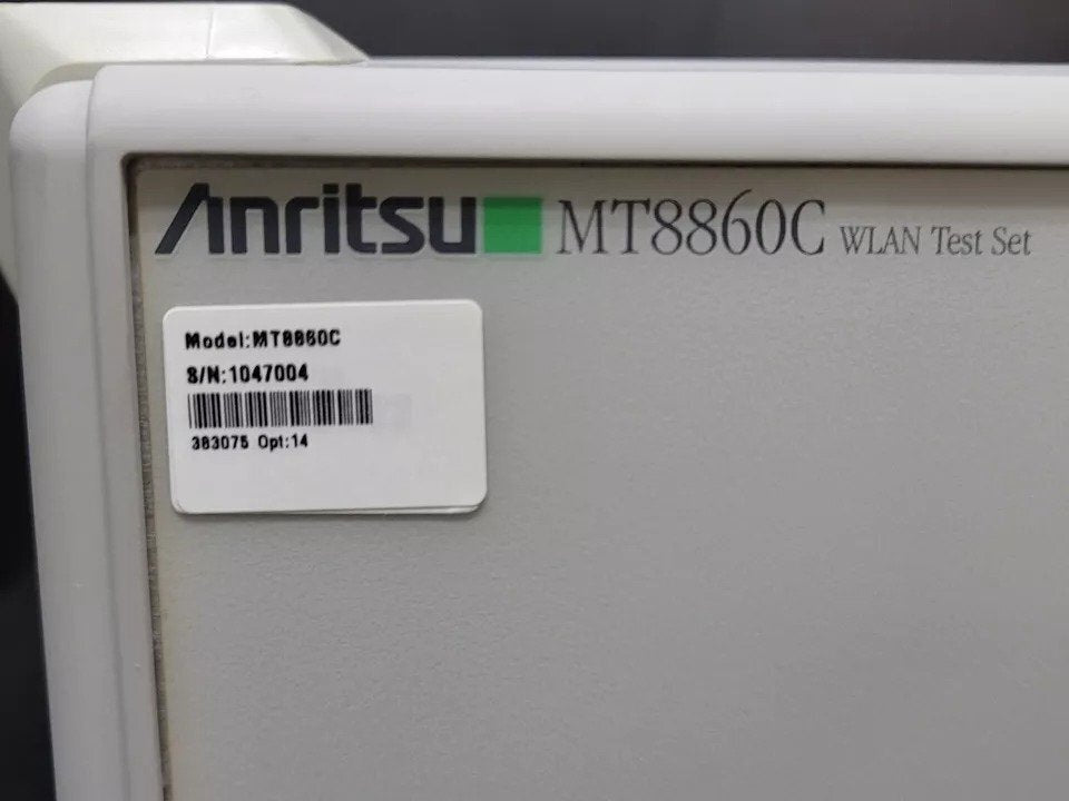 Anritsu MT8860C WLAN Test Set Opt. 14 (for parts or not working) [l1161262785]