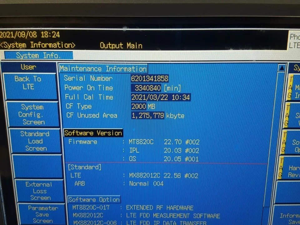 Anritsu MT8820C Radio Communication Analyzer Opt 008 017 [d1161271350]