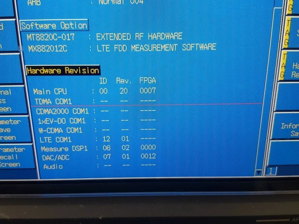 Anritsu MT8820C Radio Communication Analyzer Opt. 008 017 [k1161262000]