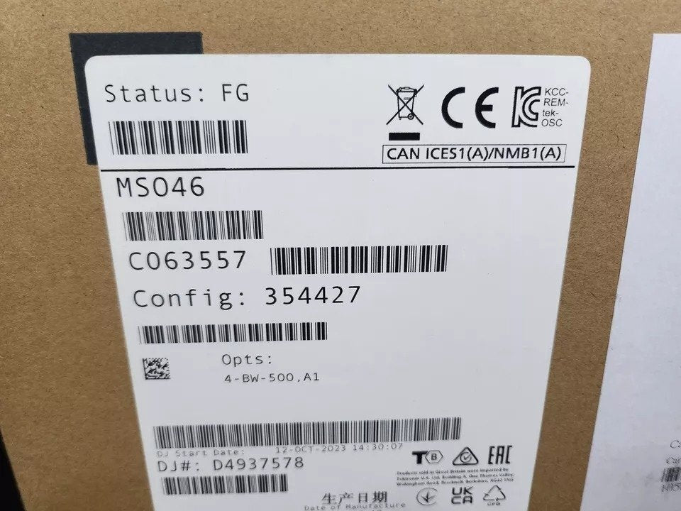 Tektronix MSO46 Mixed Signal Oscilloscope Opt. 4-BW-500 [q1162873667]