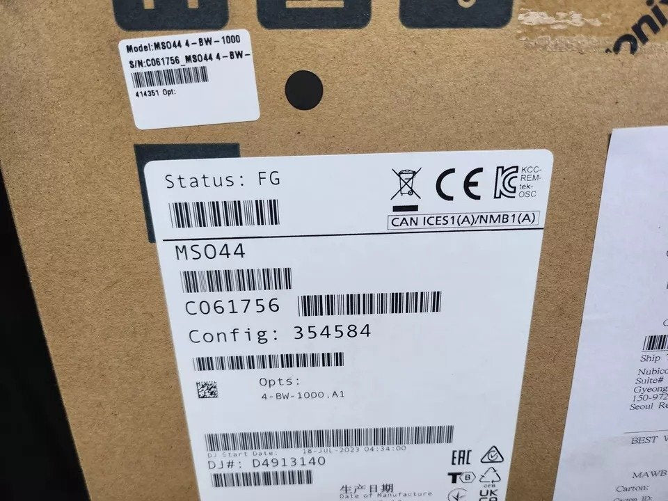 Tektronix MSO44 4-BW-1000 Mixed Signal Oscilloscope 1GHz 4ch [w1162901141]