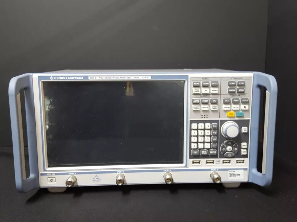 R&S ZNB8 Vector Network Analyzer 9kHz to 8.5GHz 4 Ports Windows 10 [f1162977888]