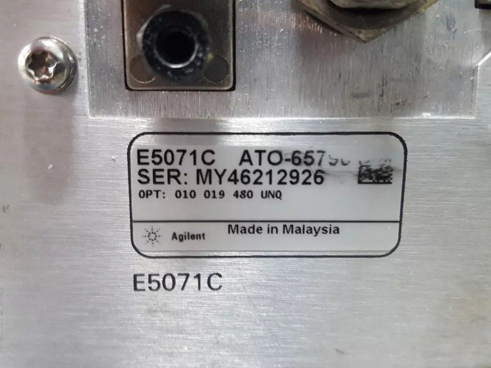 Agilent E5071C Network Analyzer 9kHz-8.5GHz [q1163050495]