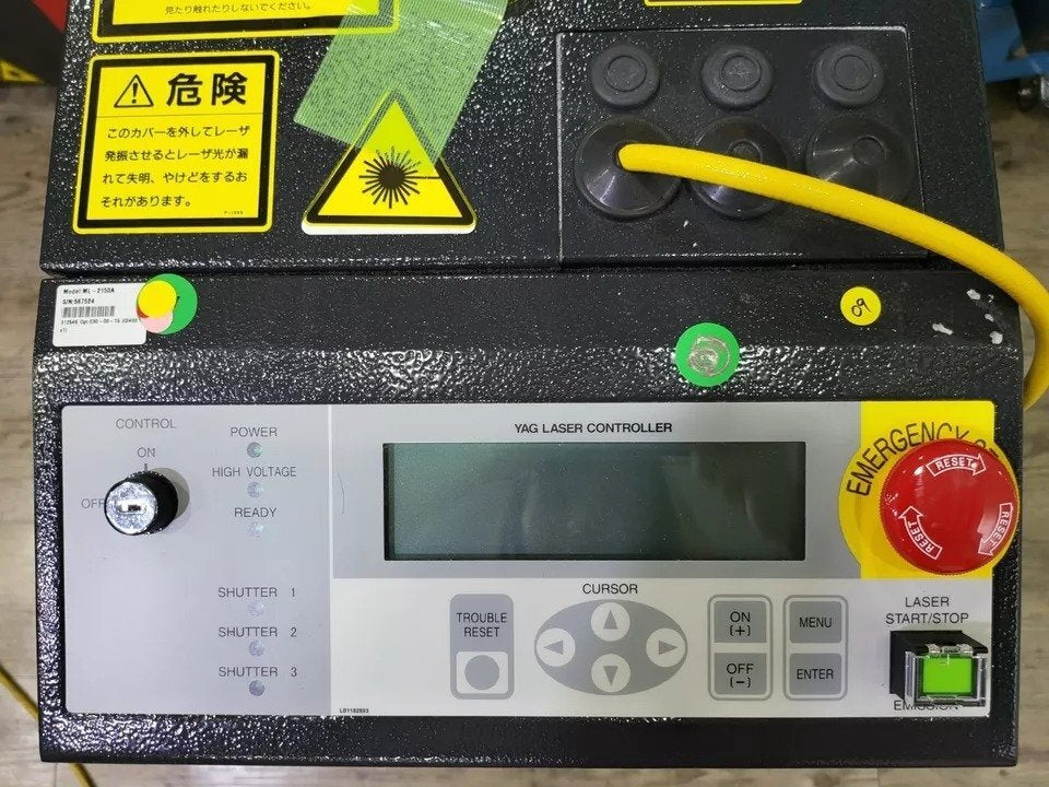 AMADA MIYACHI ML-2150A-030-00-15 YAG Laser Welder 25W [t1163215438]