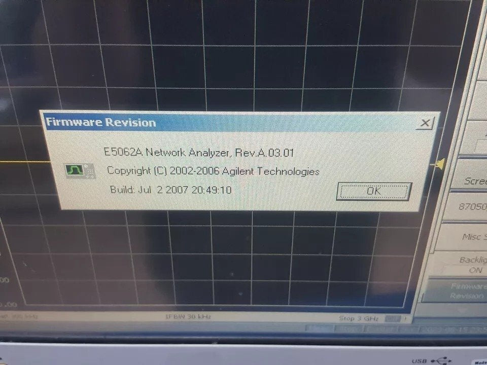 Agilent E5062A ENA Network Analyzer 300kHz-3GHz [c1163582165]