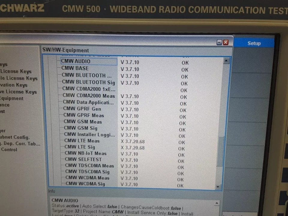 NBC R&S CMW500 Wideband Radio Communication Tester [w1163761386]