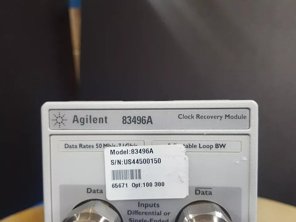 Agilent 83496A Optical Electrical Clock Recovery Module [1163757799]