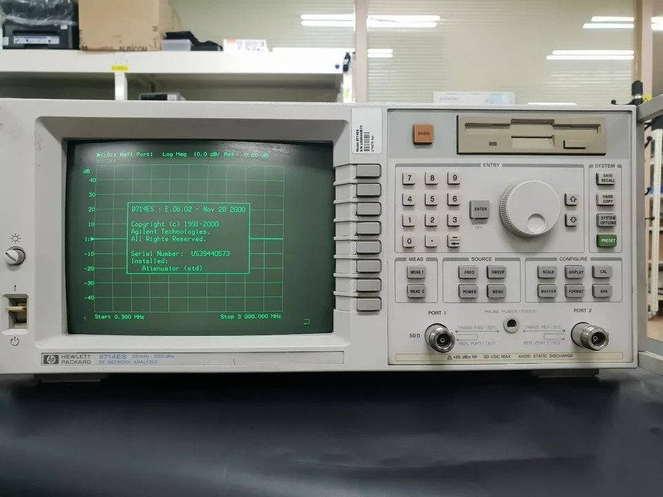 HP 8714ES RF Network Analyzer 300kHz-3GHz [b1164275003]