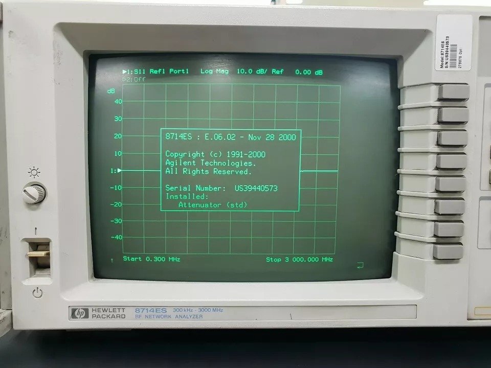 HP 8714ES RF Network Analyzer 300kHz-3GHz [b1164275003]