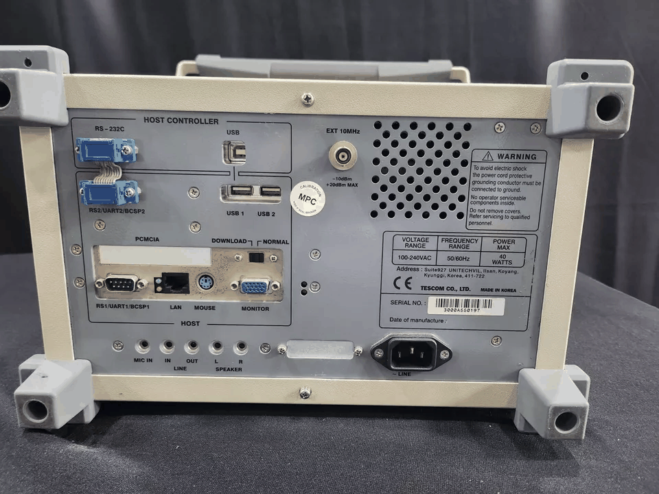 NBC Tescom TC-3000A Bluetooth Tester [f1164269499]