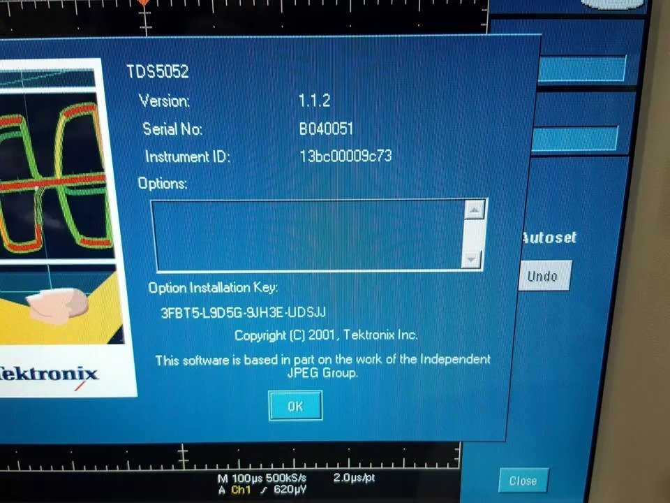 Tektronix TDS5052 Digital Phosphor Oscilloscope 500MHz 2ch 5GS/s [k1164277013]