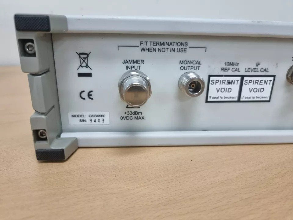 SPIRENT GSS6560 GPS/SBAS Signal Generator Multi-Channel Simulator [v1164306818]