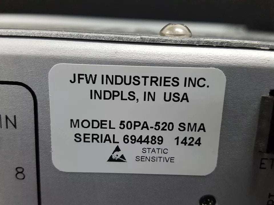 NBC JFW 50PA-520 SMA 8 Channel Programmer Assembly 200MHz - 6GHz [c1164609980]