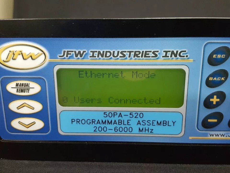 NBC JFW 50PA-520 SMA 8 Channel Programmer Assembly 200MHz - 6GHz [c1164609980]