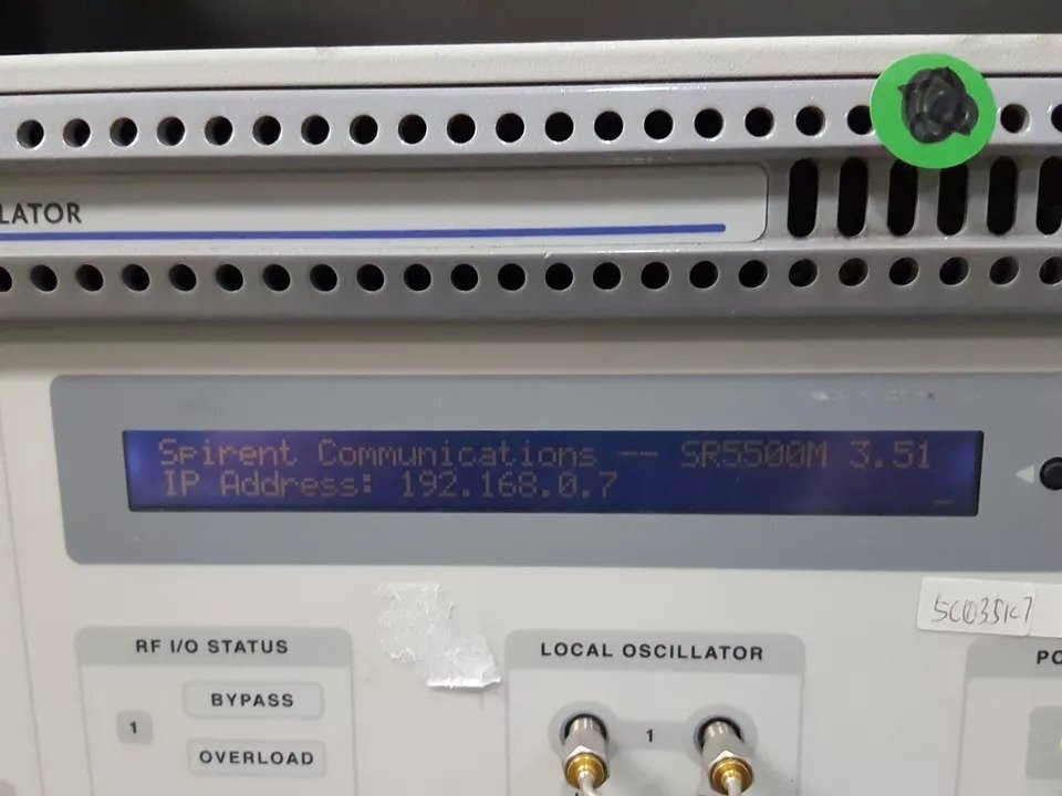 NBC Spirent SR5500 RF Channel Simulator Wireless Channel Emulator [o1164630391]