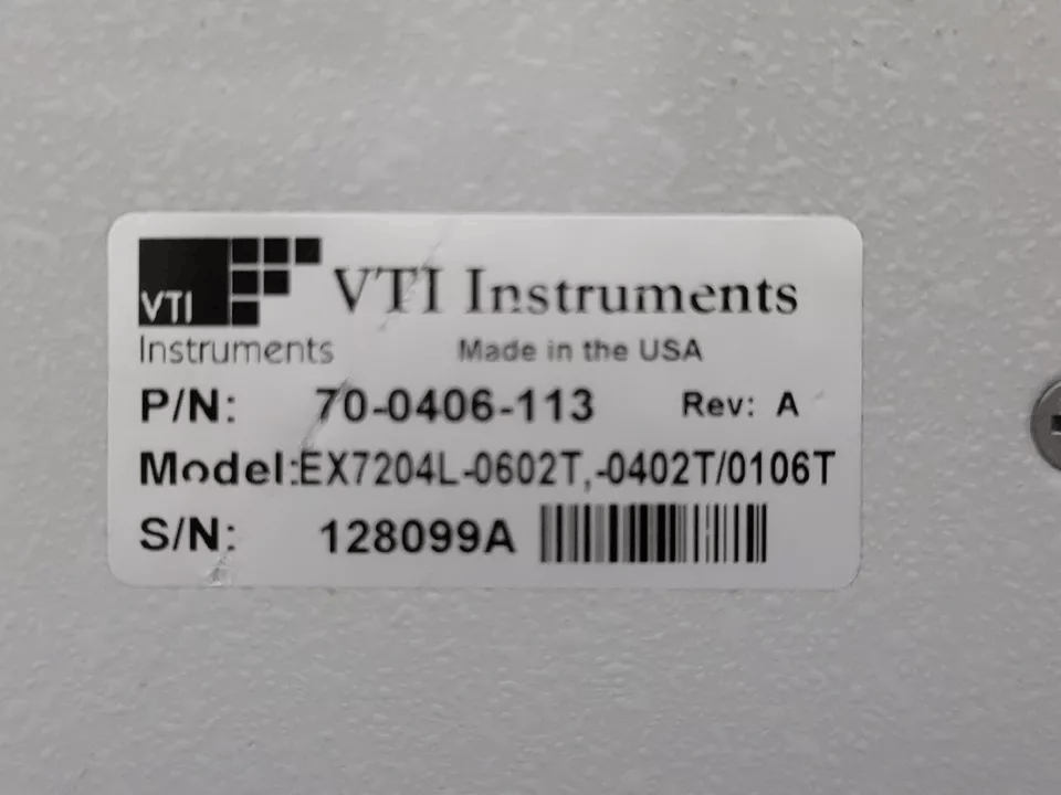 VTI Instruments EX7204 4-Slot Half-Rack Modular Microwave Switching [c1164644160]