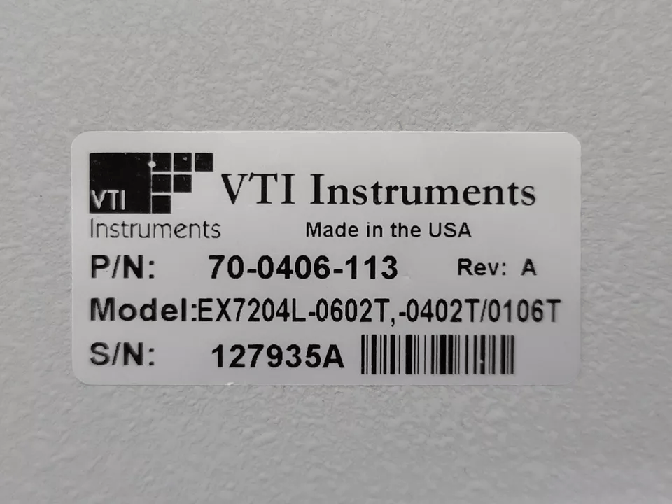 VTI Instruments EX7204 4-Slot Half-Rack Modular Microwave Switching [r1164635068]