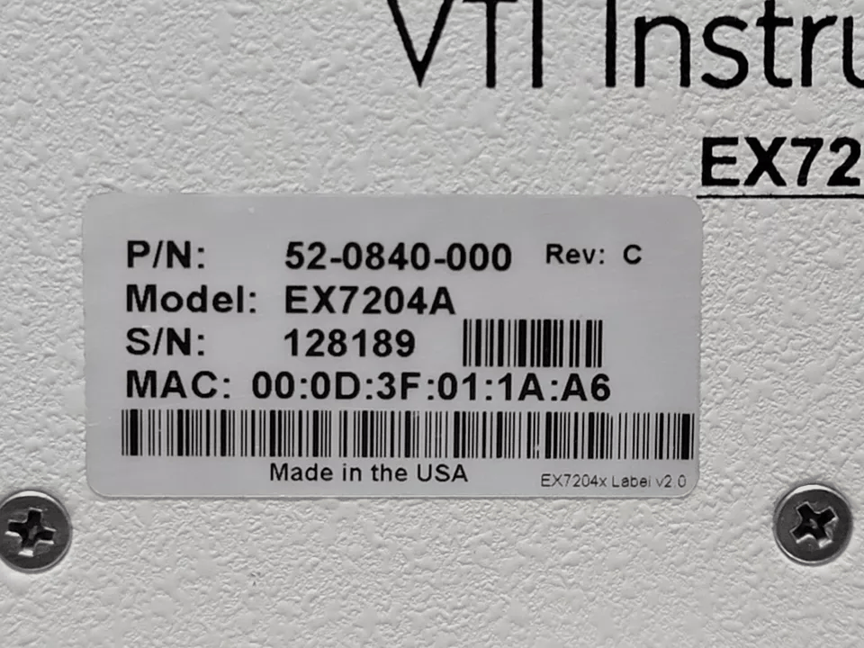 NBC VTI Instruments EX7204 Modular Microwave Switching [r1164635217]
