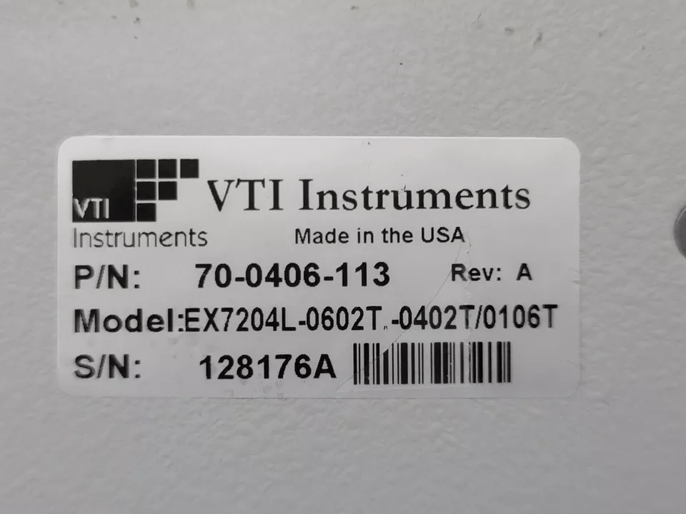 VTI Instruments EX7204 4-Slot Half-Rack Modular Microwave Switching [q1164648771]