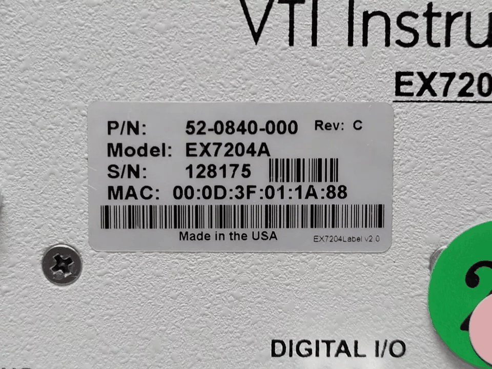VTI Instruments EX7204 4-Slot Half-Rack Modular Microwave Switching [b1164658829]