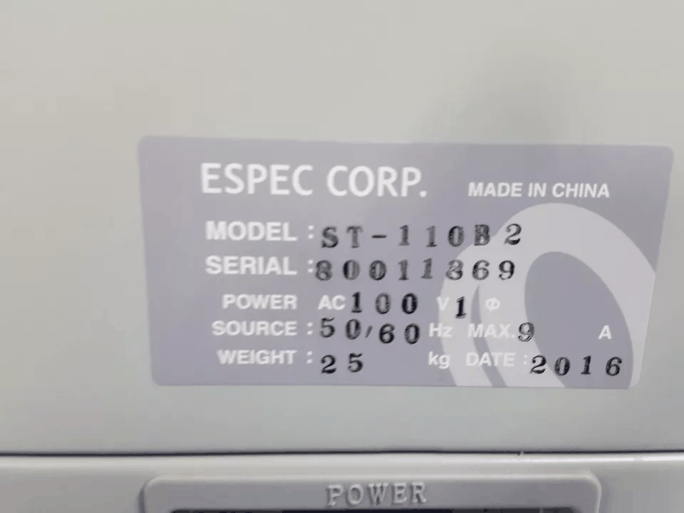 ESPEC ST-110B2 High Temperature Chamber [x1164654452]