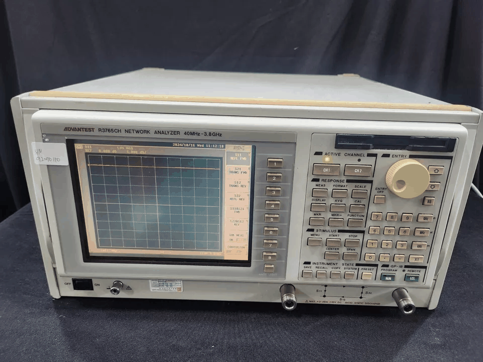 Advantest R3765CH Network Analyzer 40MHz-3.8GHz [g1164758628]