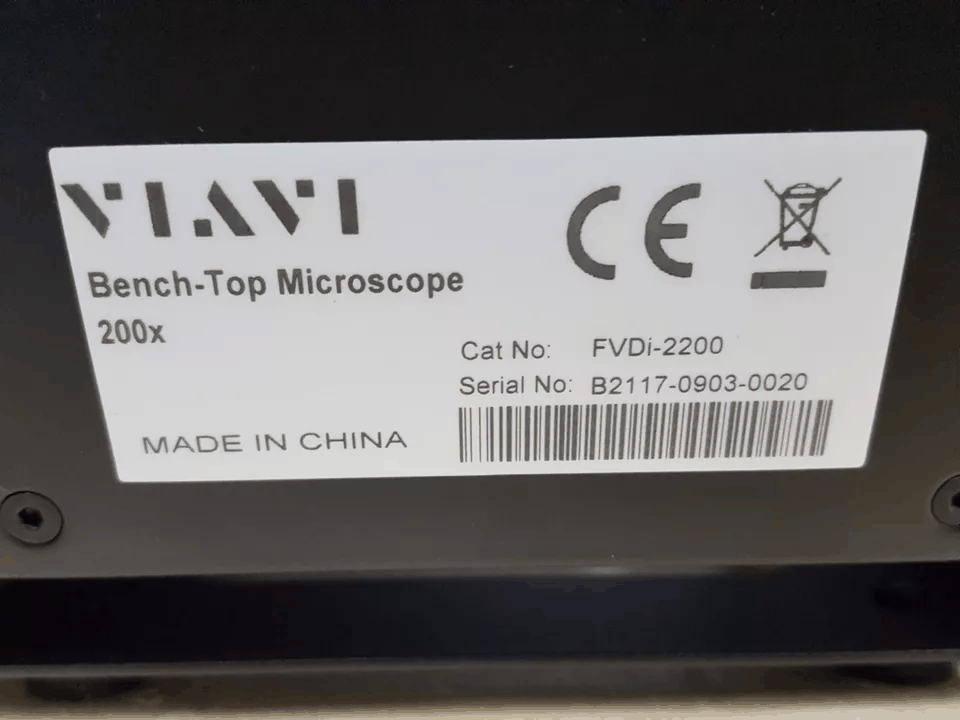 VIAVI FVDi-2200 Bench-Top Microscope 200x [d1164797469]