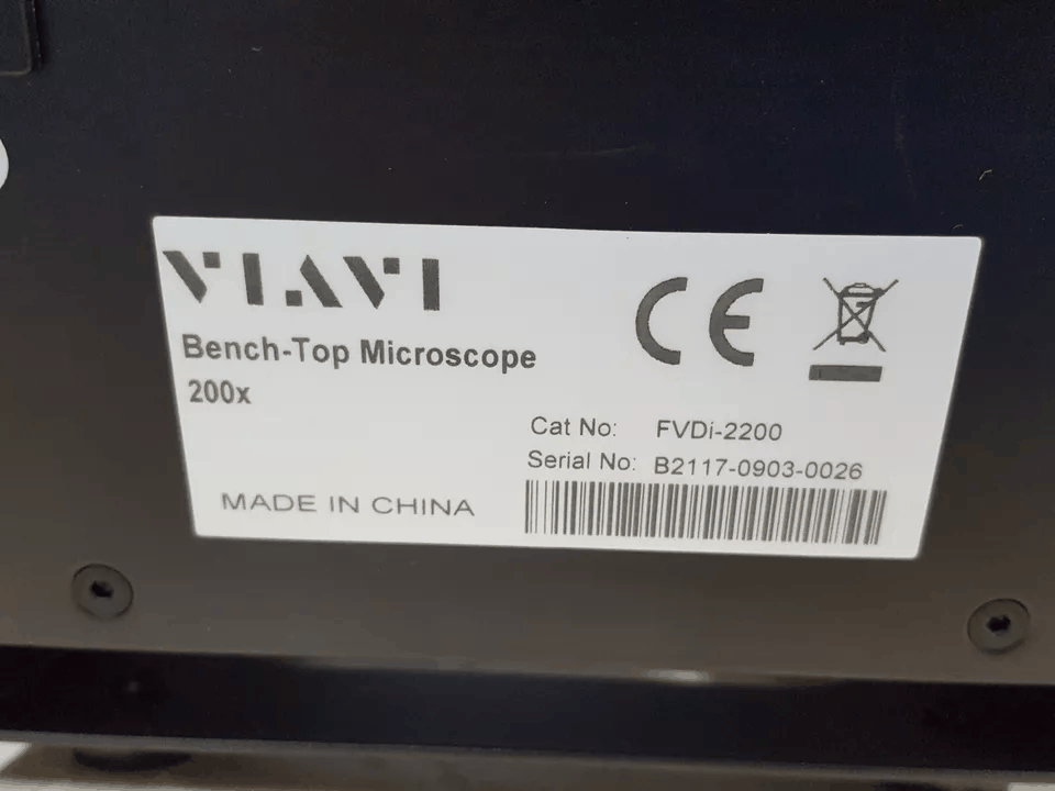 VIAVI FVDi-2200 Bench-Top Microscope 200x [f1164792023]