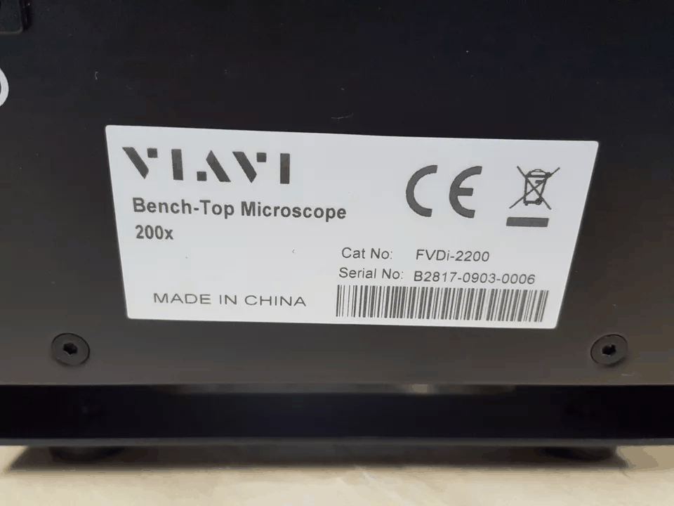 VIAVI FVDi-2200 Bench-Top Microscope 200x [c1164783985]