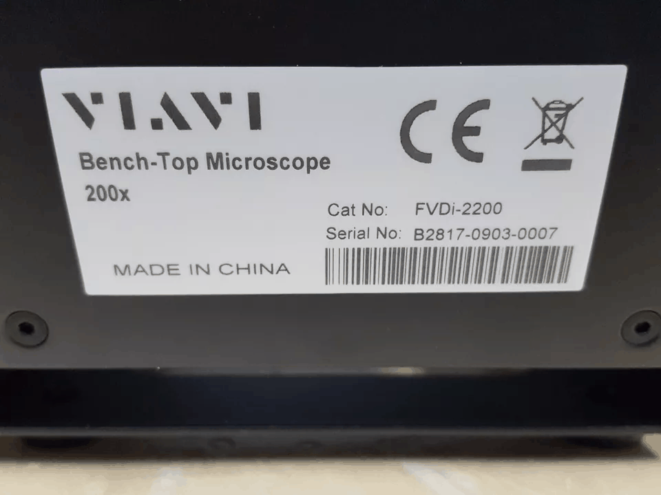 VIAVI FVDi-2200 Bench-Top Microscope 200x [s1164802071]