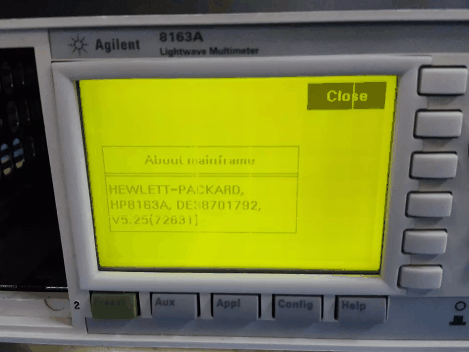 HP 8163A Lightwave Multimeter Mainframe [t1164951155]