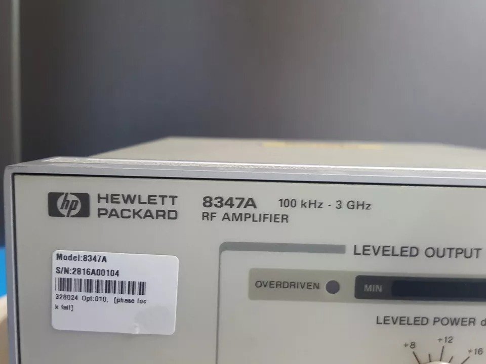 HP 8347A RF Amplifier 100kHz-3GHz (as-is) [b1165264352]