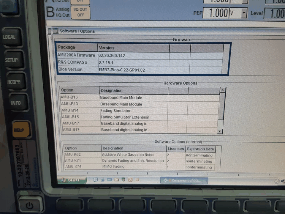 Rohde & Schwarz AMU200A Baseband Signal Generator and Fading Simulator [l1165273515]