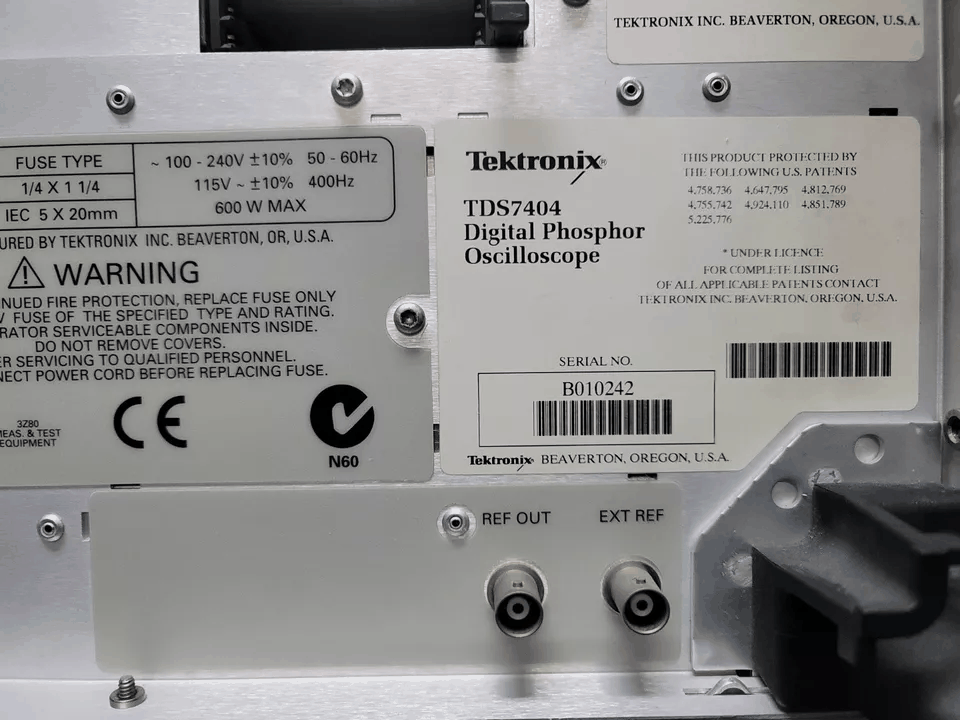 Tektronix TDS7404 Digital Oscilloscope 4GHz 4ch (as-is) [g1165287249]