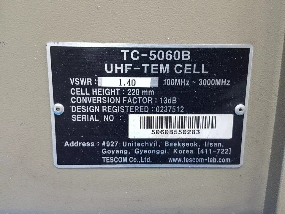 TESCOM TC-5060B UHF-TEM Cell 3GHz [n1165603107]