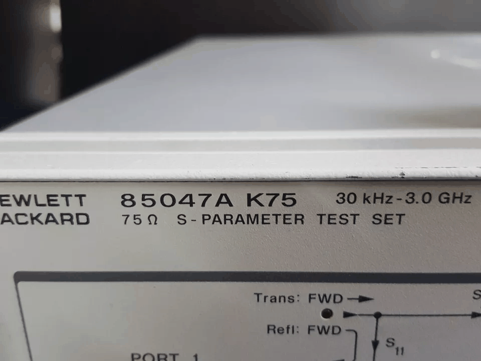 HP 85047A 75 Ohm S-Parameter Test Set 30kHz-3GHz [v1165799116]