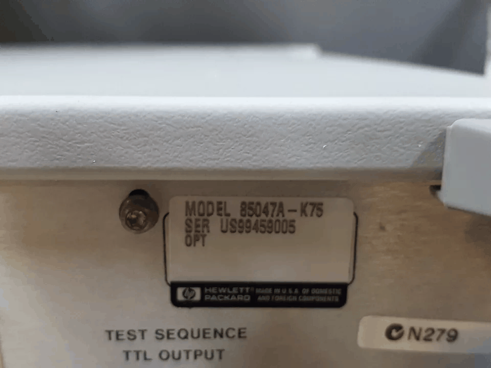 HP 85047A 75 Ohm S-Parameter Test Set 30kHz-3GHz [v1165794588]