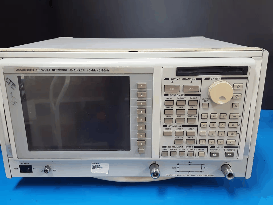 Advantest R3765CH Network Analyzer 40MHz-3.8GHz (for parts or not working) [e1165797234]