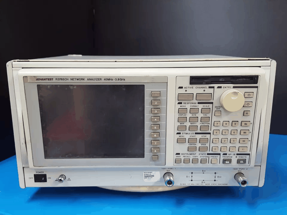 Advantest R3765CH Network Analyzer 40MHz-3.8GHz (for parts or not working) [g1165804194]