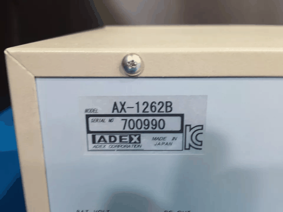 ADEX AX-1262B Battery mOhm/Voltage Meter with Test Probes [h1166575273]