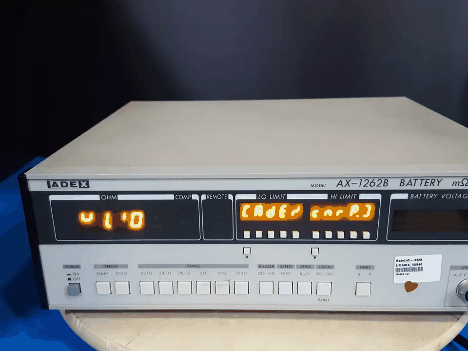 ADEX AX-1262B Battery mOhm/Voltage Meter with Test Probes [h1166575273]
