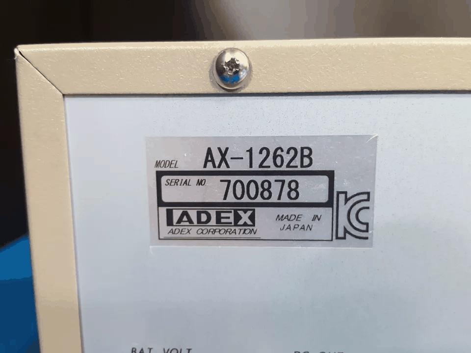 ADEX AX-1262B Battery mOhm/Voltage Meter with Test Probes [p1166564377]